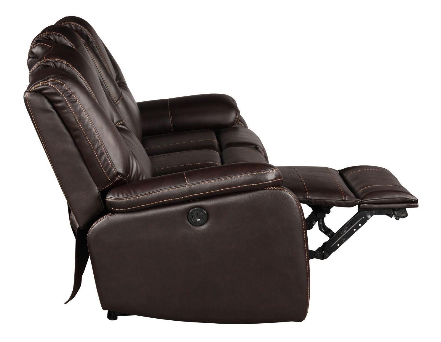 Hong Kong Faux Leather Power Reclining Loveseat