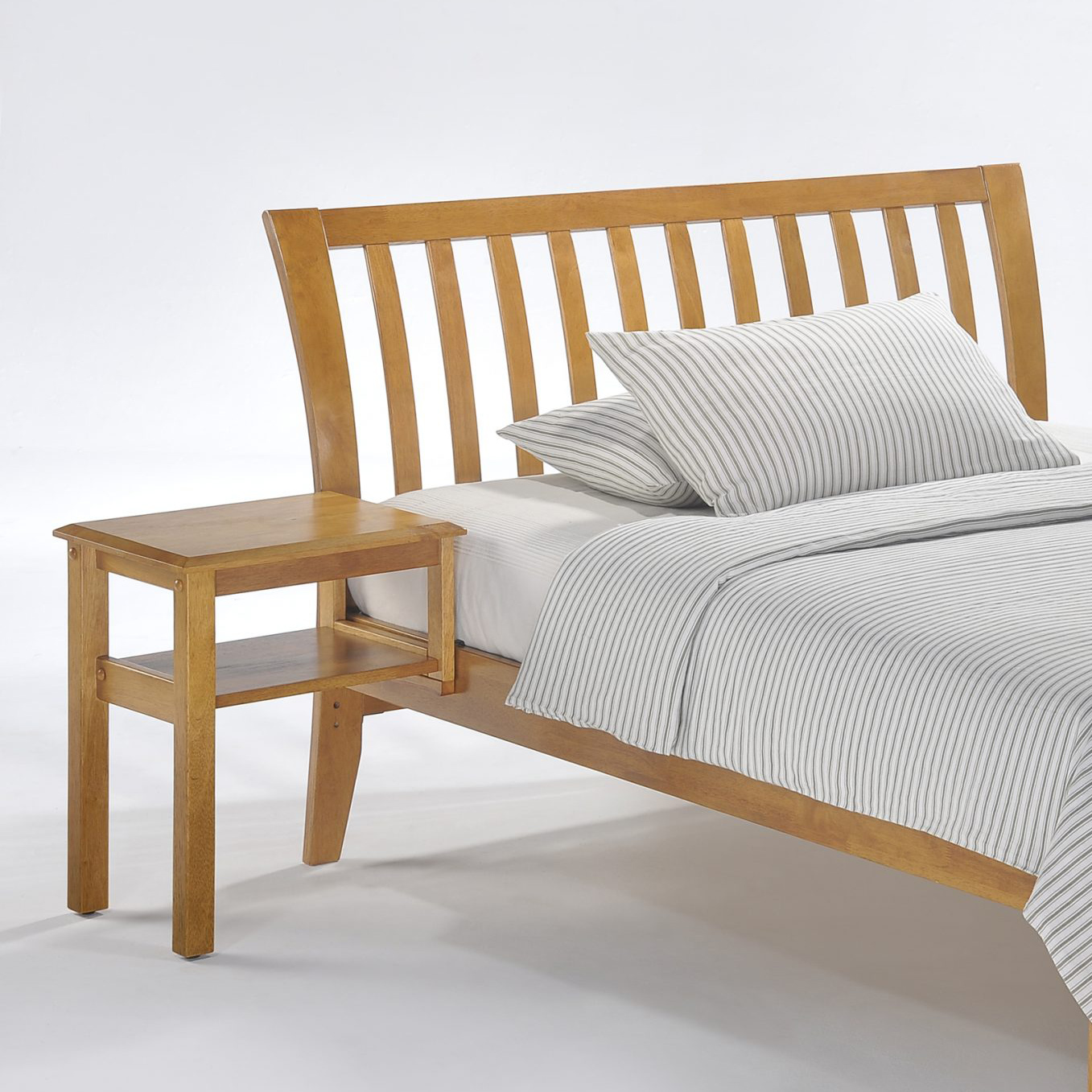 Spices Nutmeg Wood K-Series High/Low Platform Bed