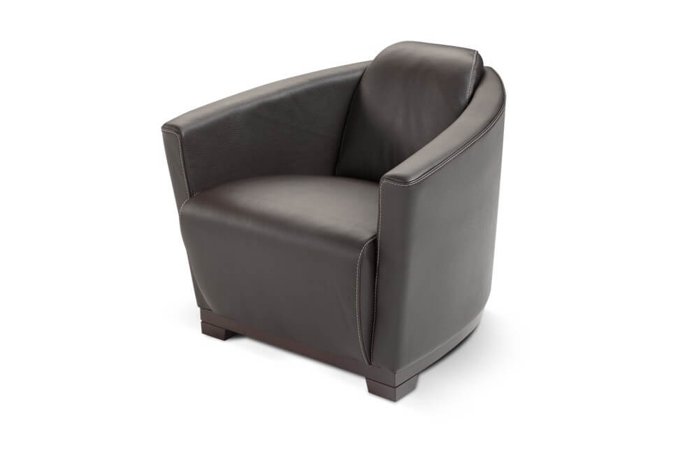Hotel Italian Leather Sofa Set