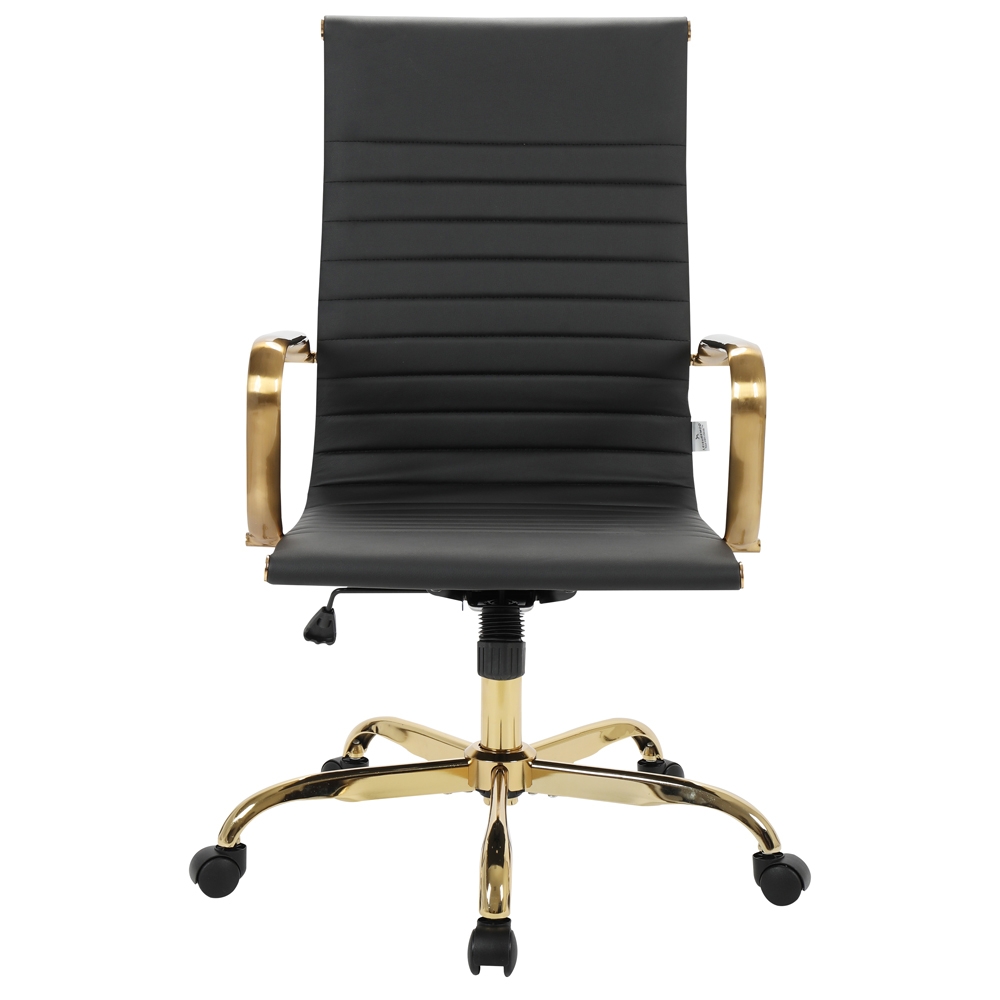 Hairs High-Back Leatherette Office Chair