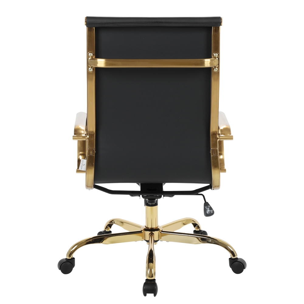 Hairs High-Back Leatherette Office Chair