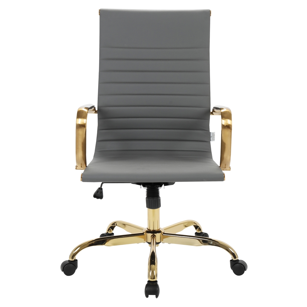 Hairs High-Back Leatherette Office Chair
