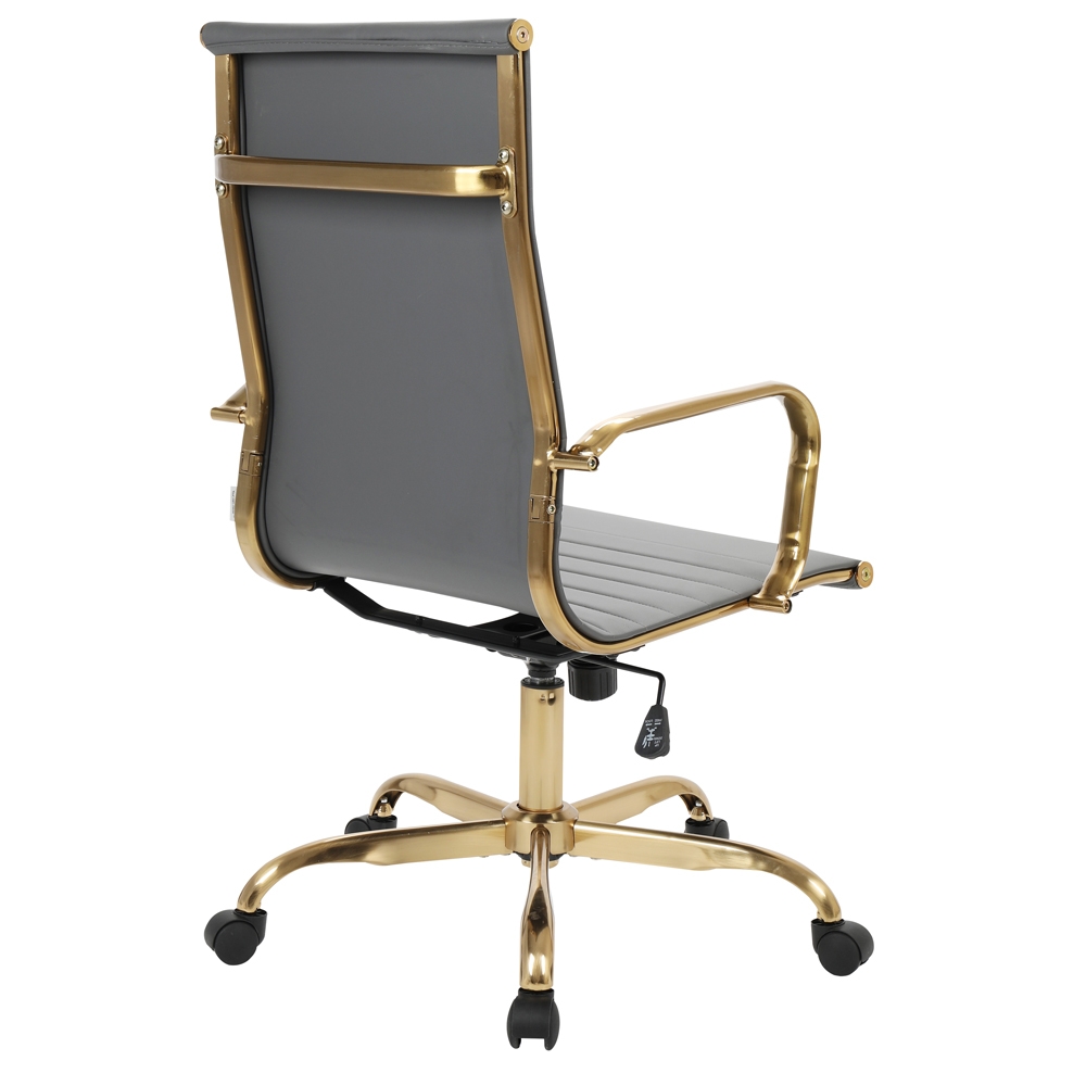 Hairs High-Back Leatherette Office Chair