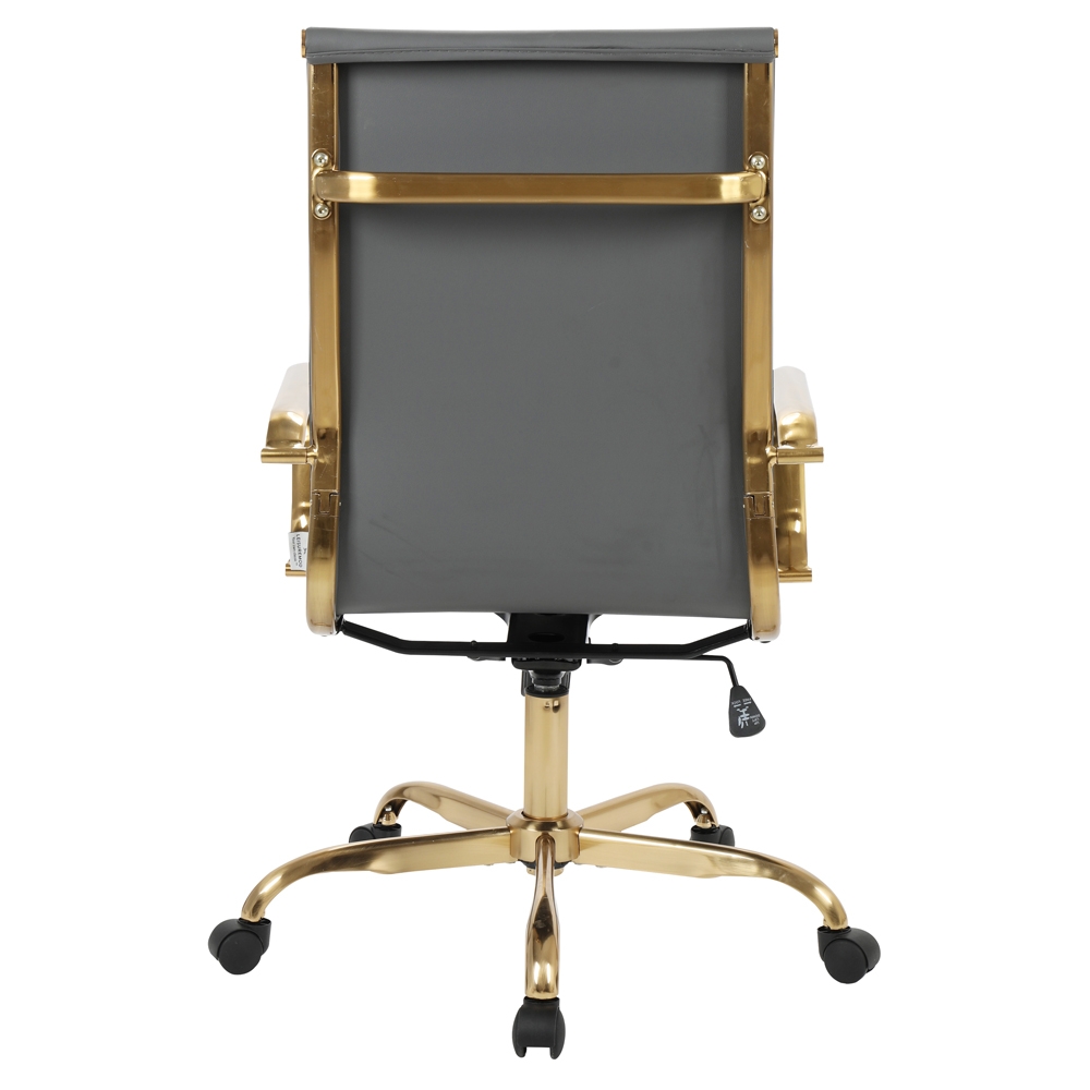 Hairs High-Back Leatherette Office Chair