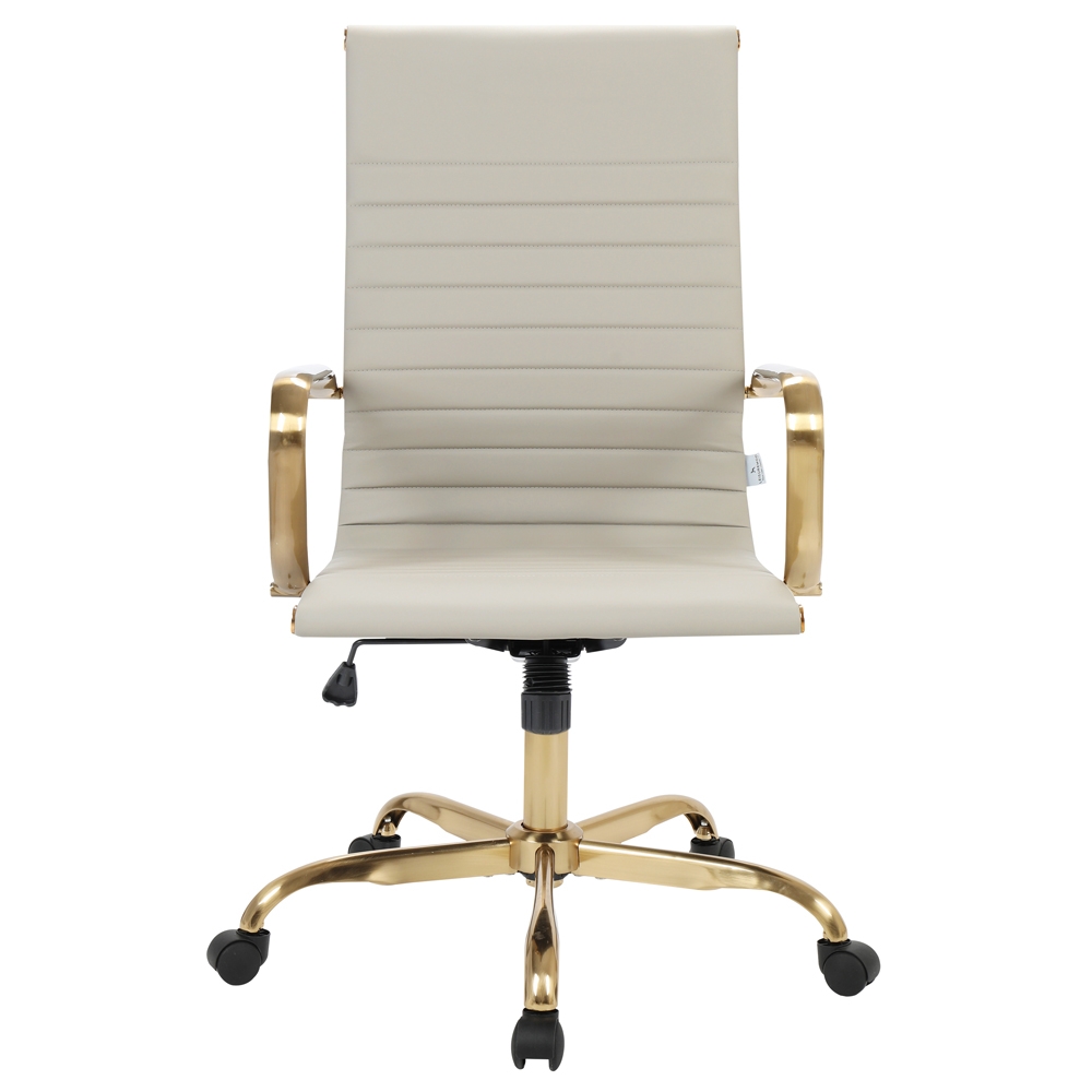 Hairs High-Back Leatherette Office Chair