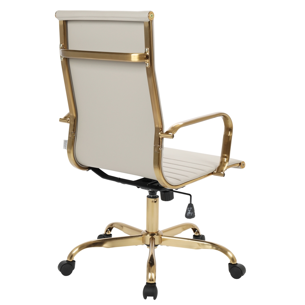 Hairs High-Back Leatherette Office Chair