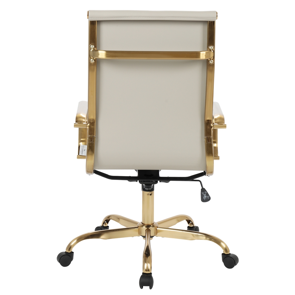 Hairs High-Back Leatherette Office Chair