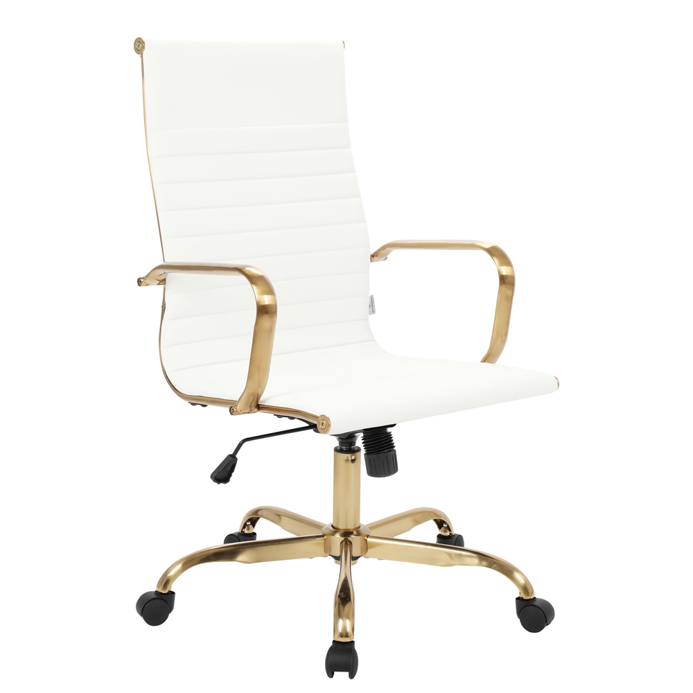 Hairs High-Back Leatherette Office Chair