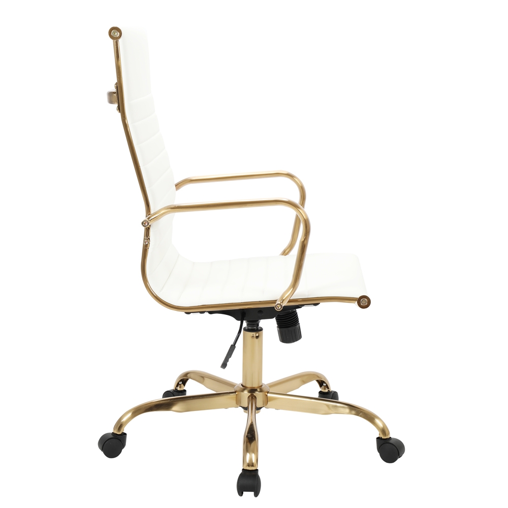 Hairs High-Back Leatherette Office Chair