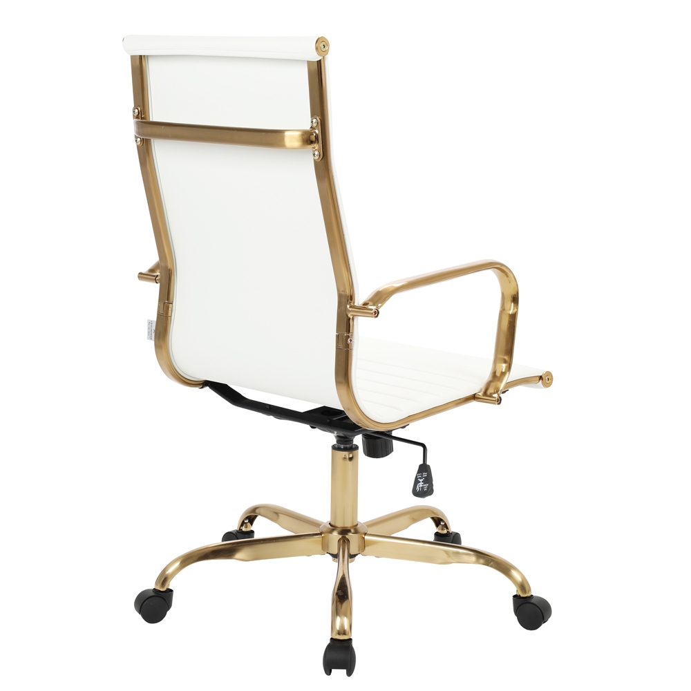 Hairs High-Back Leatherette Office Chair