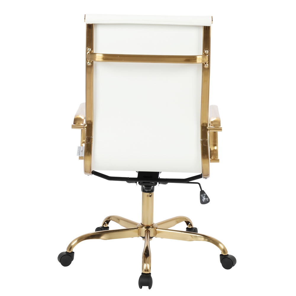 Hairs High-Back Leatherette Office Chair