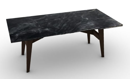 Abrey W78.7"-98.4"-118.1" Ceramic/Wood Customizable Extendable Rectangular Dining Table