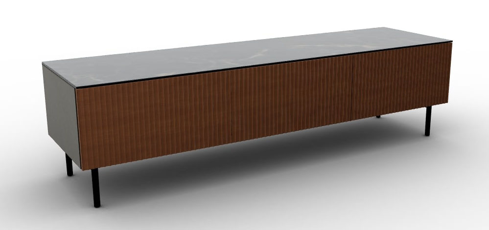 【最終値下げです！！！】Calligaris SEATTLE TVボード Calligaris Universal TV Stand w/2 Doors & Drop-Down Door &amp