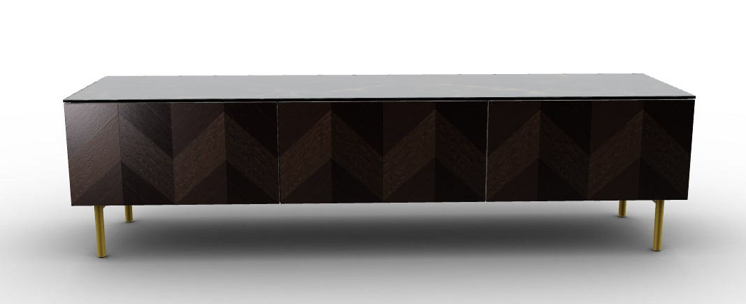 Calligaris Universal TV Stand w/2 Doors & Drop-Down Door &amp