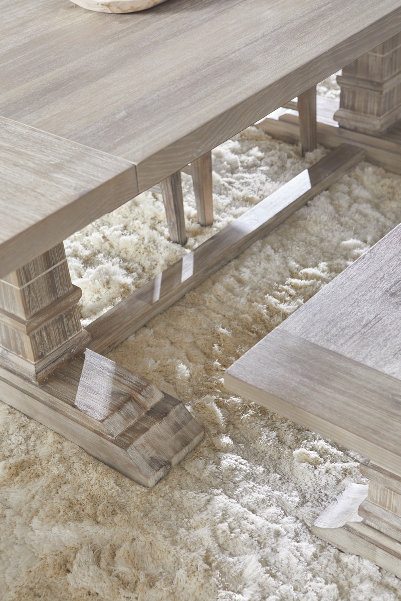 Hudson Wood Extendable Dining Set, Composition 3