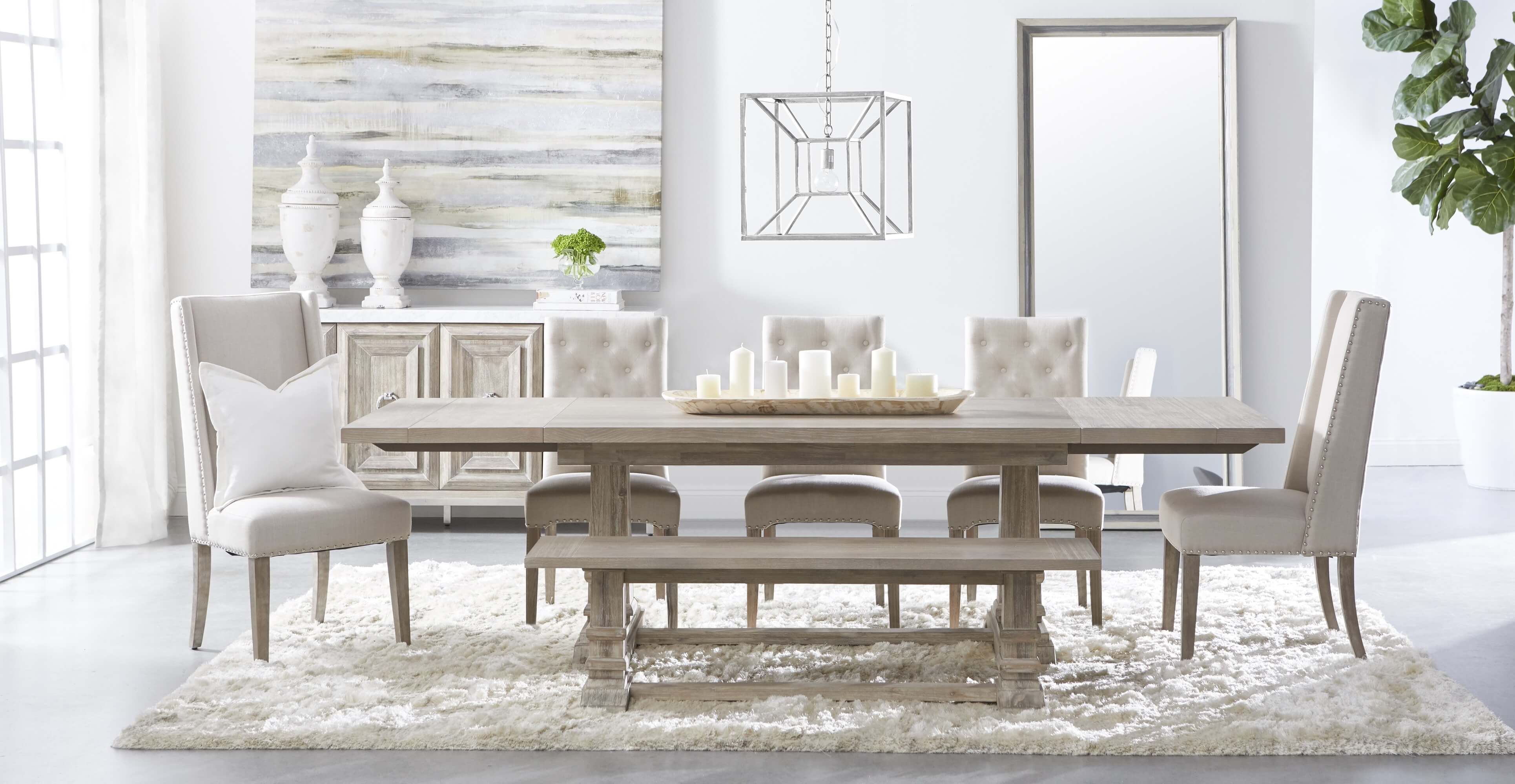 Hudson Rectangle Extendable Dining Table