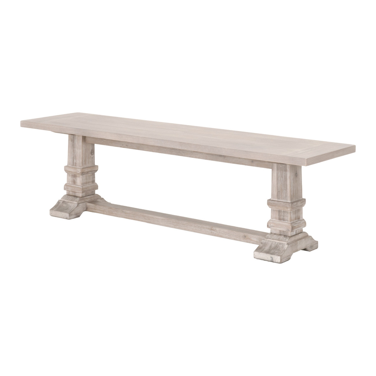 Hudson Wood Extendable Dining Set, Composition 1
