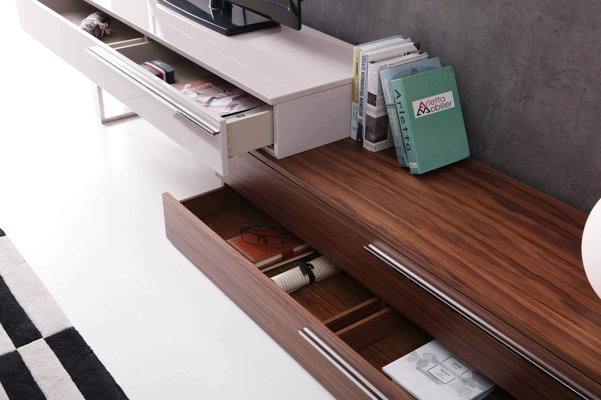 Hudson Modern TV Base for TVs up to 60"