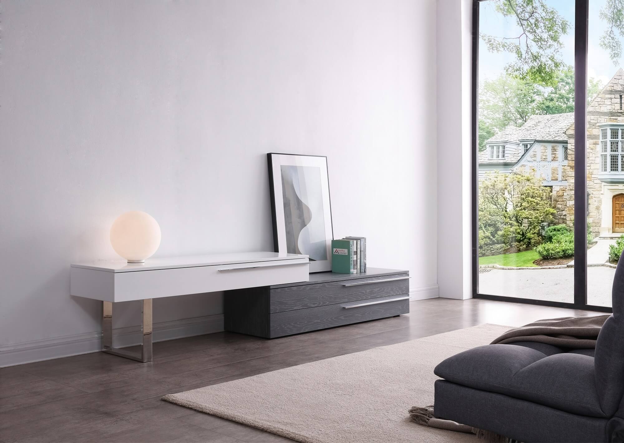 Hudson Modern TV Base for TVs up to 60"