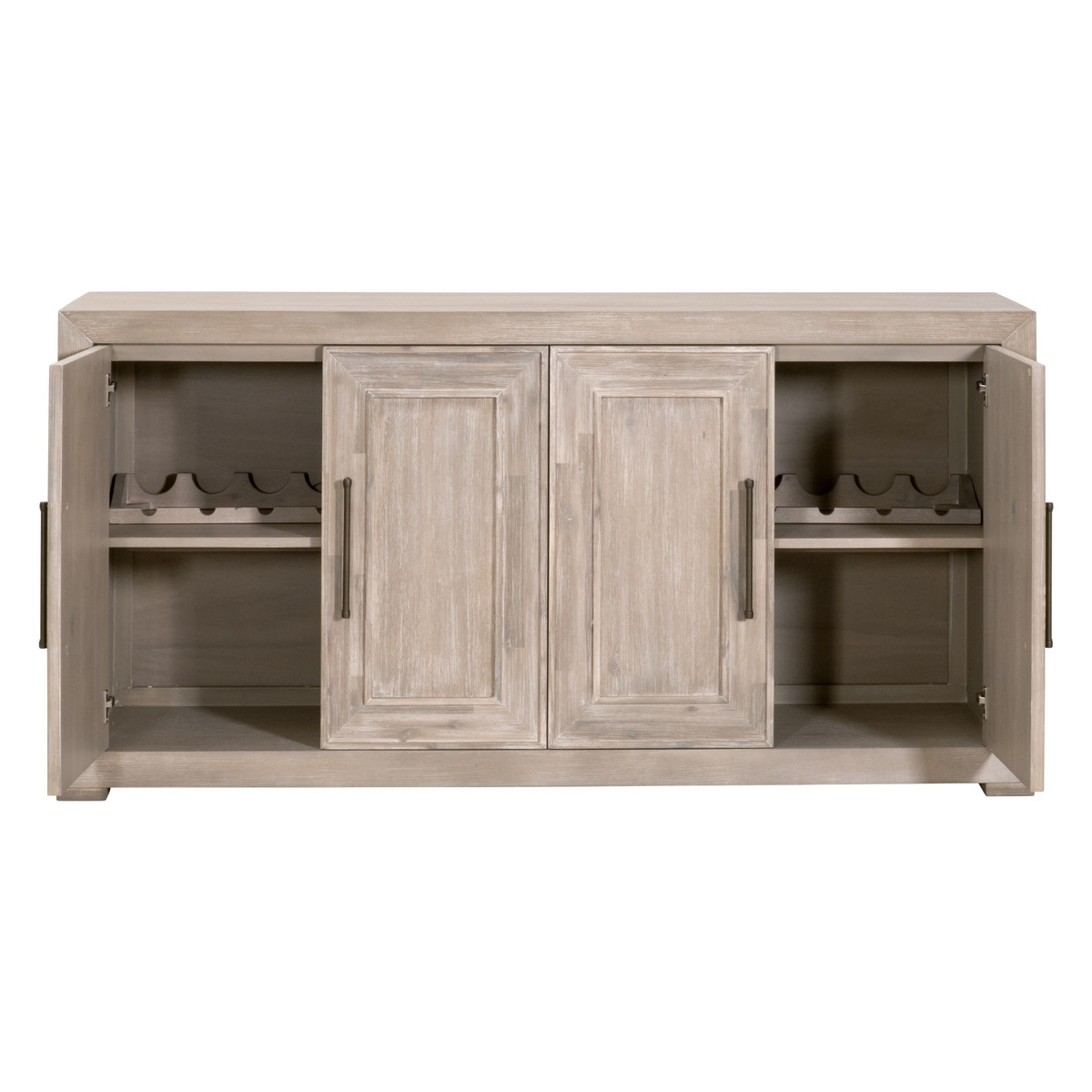 Hudson Wood Extendable Dining Set, Composition 5