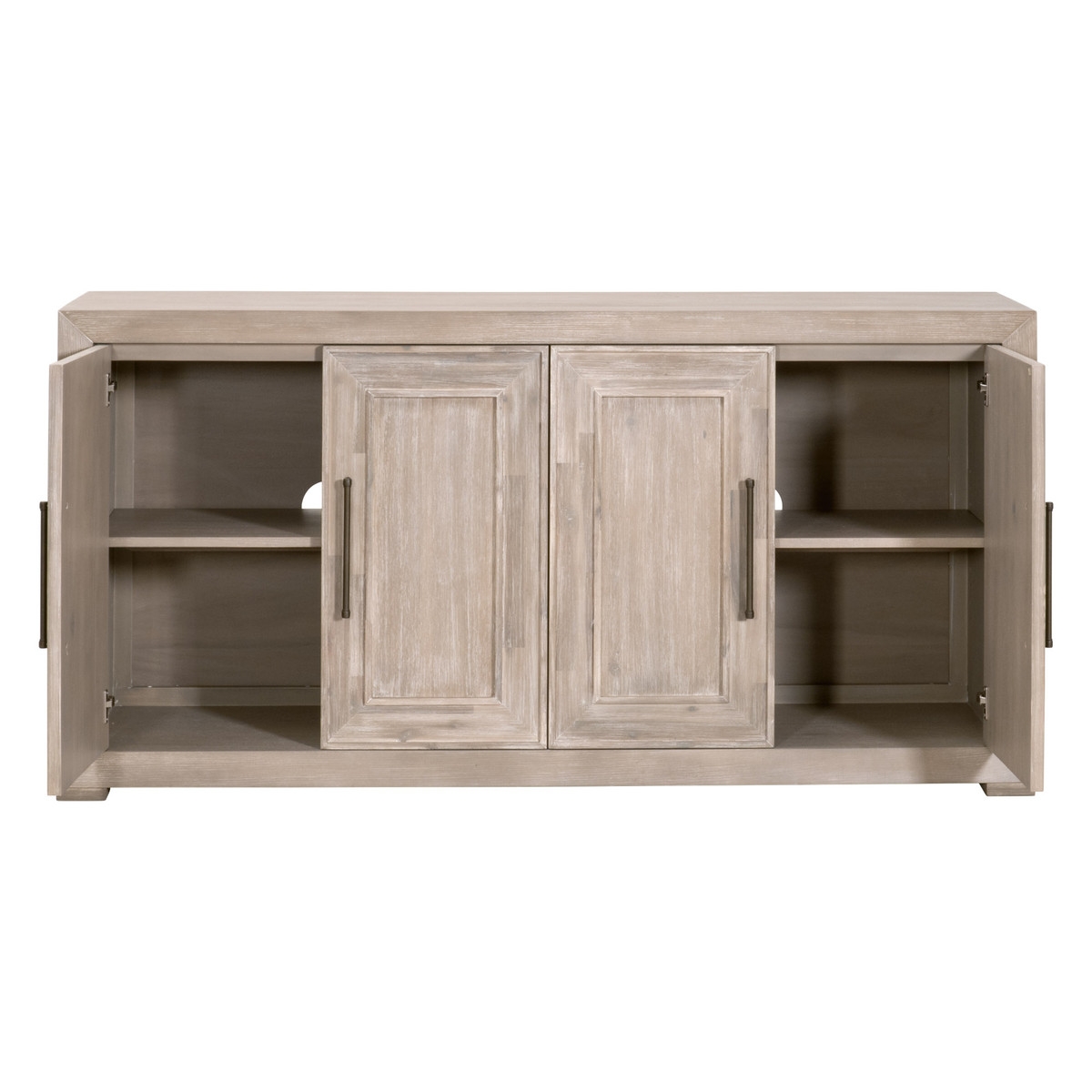 Hudson Wood Extendable Dining Set, Composition 5