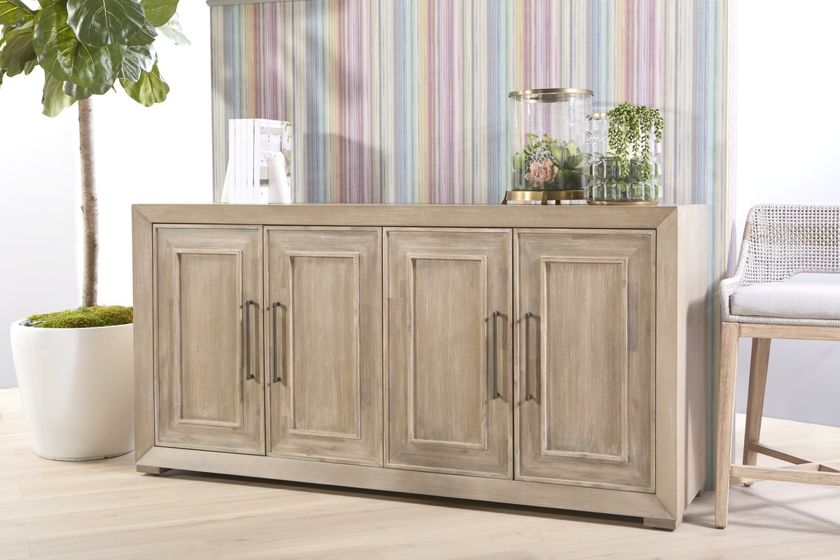 Hunter Wood Media Sideboard w/4 Doors