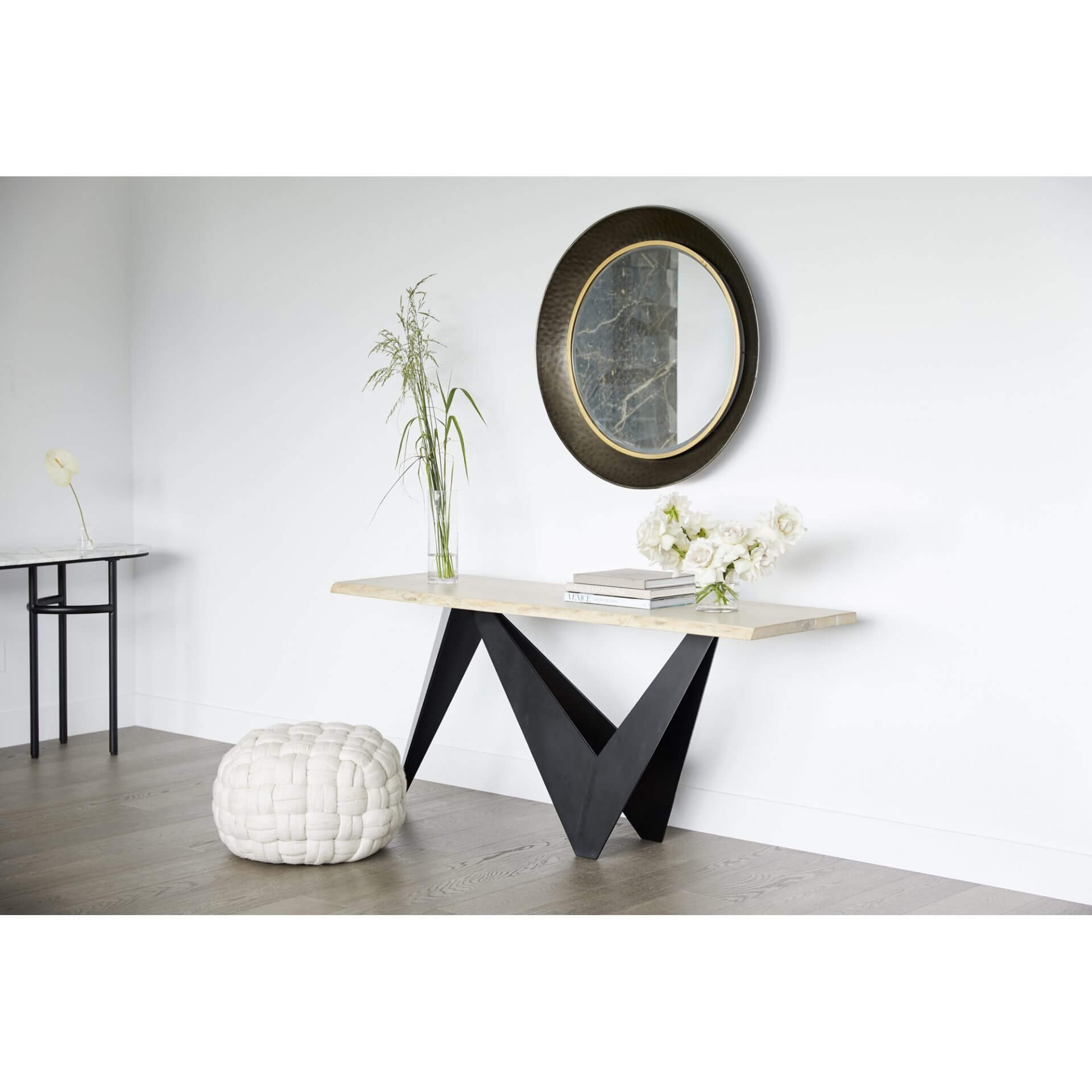 Rey Metal Mirror, Large Size by MOE'S