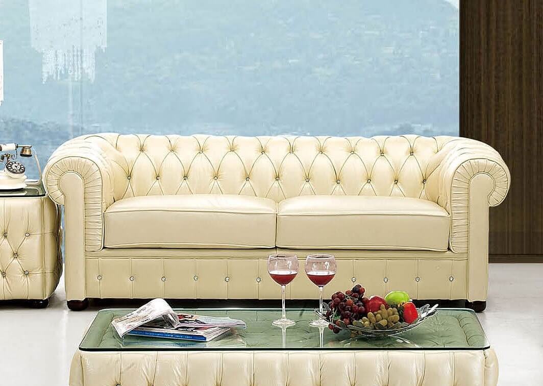 258 Leather/Eco-Leather Sofa by ESF Furniture