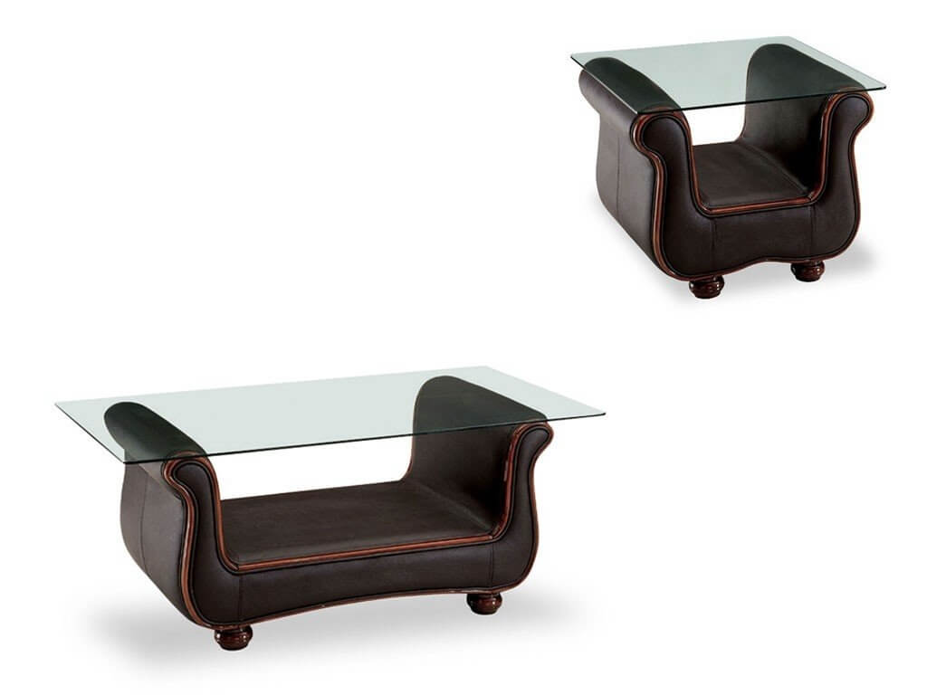 262 Leather Living Room Set by ESF Furniture