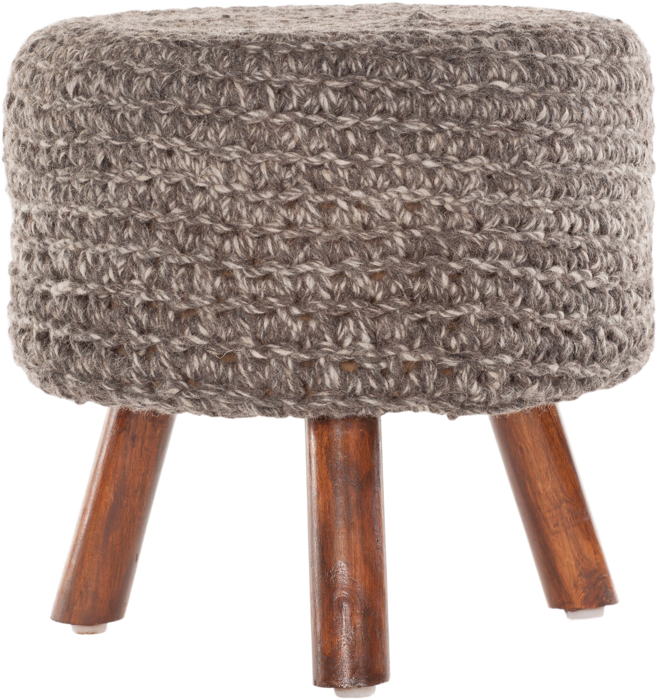 Ida Wool Accent Stool