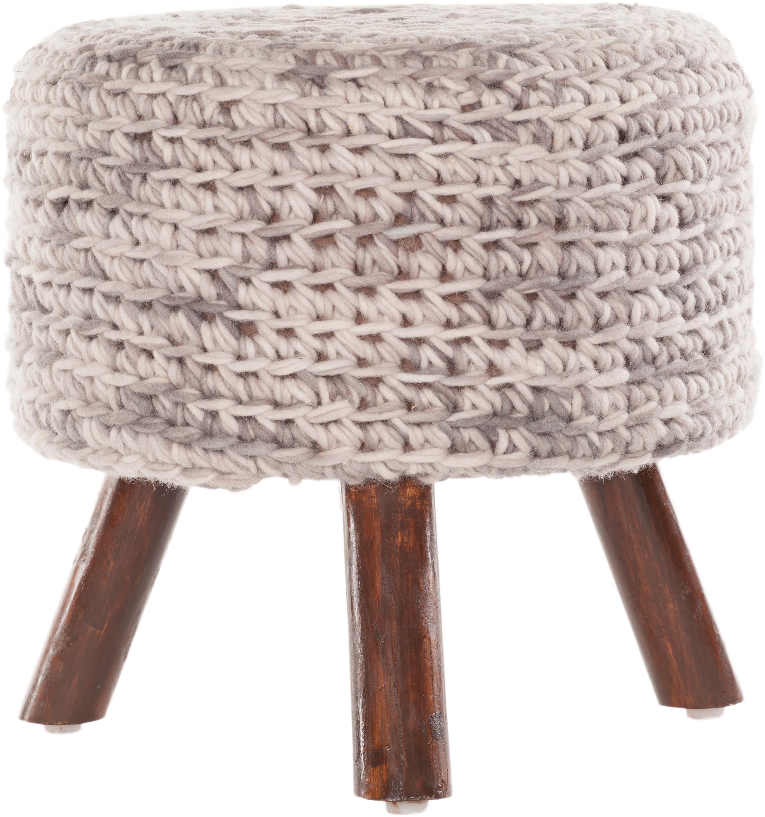 Ida Wool Accent Stool