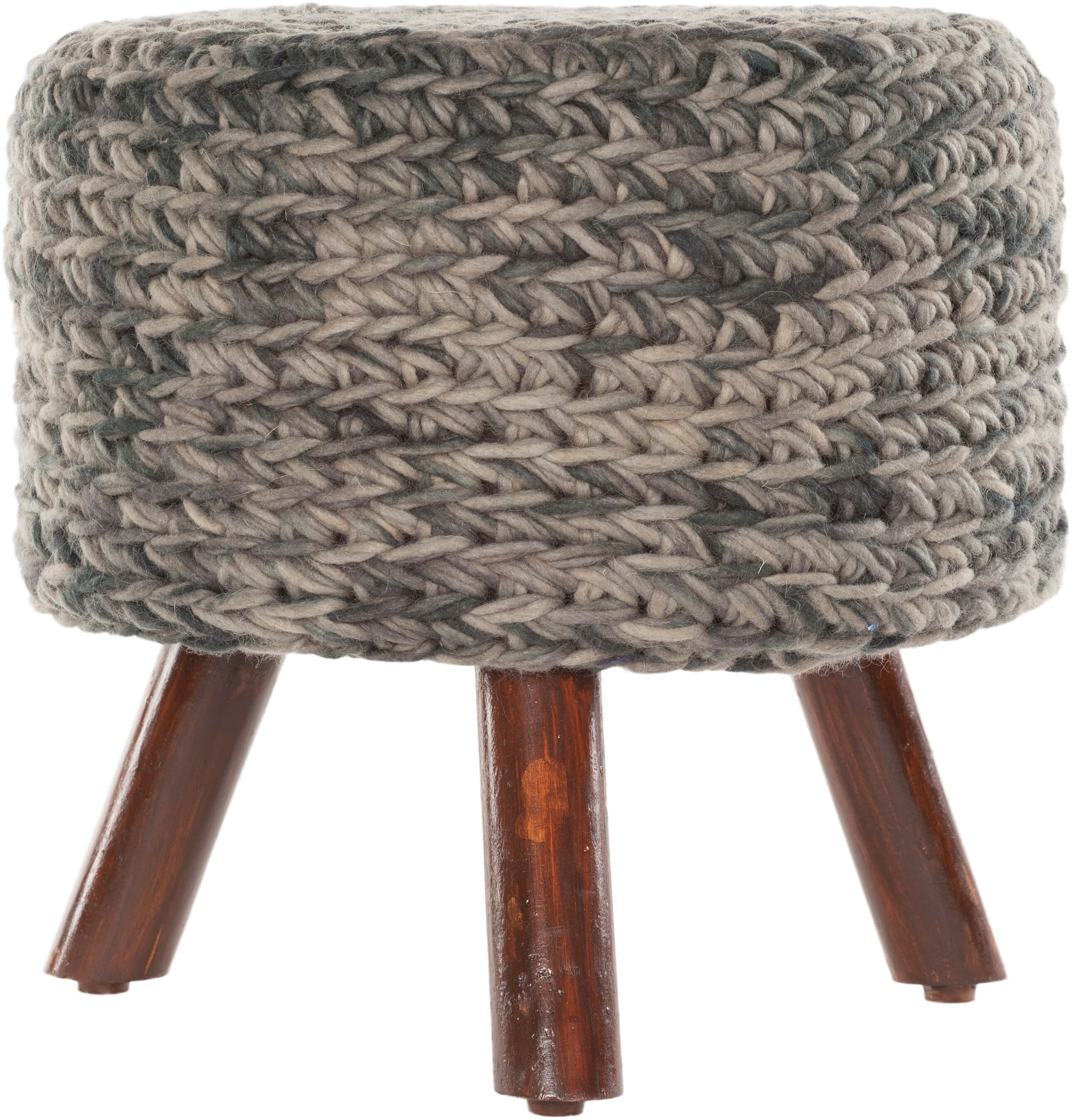 Ida Wool Accent Stool