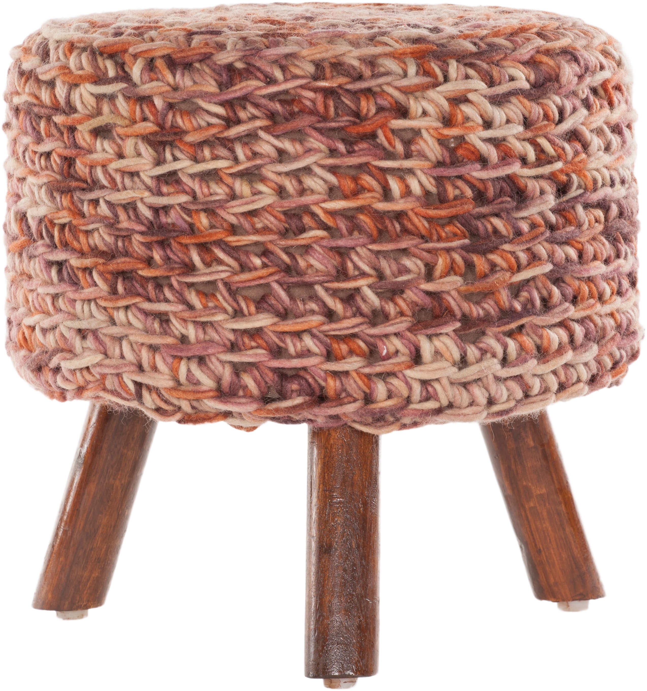 Ida Wool Accent Stool