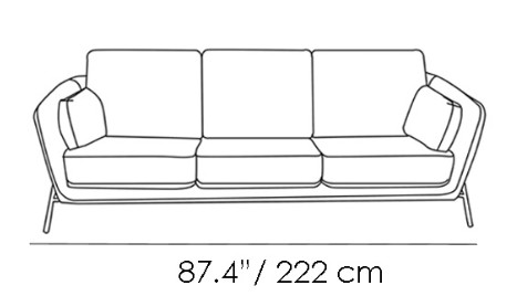 Idra Leather Sofa