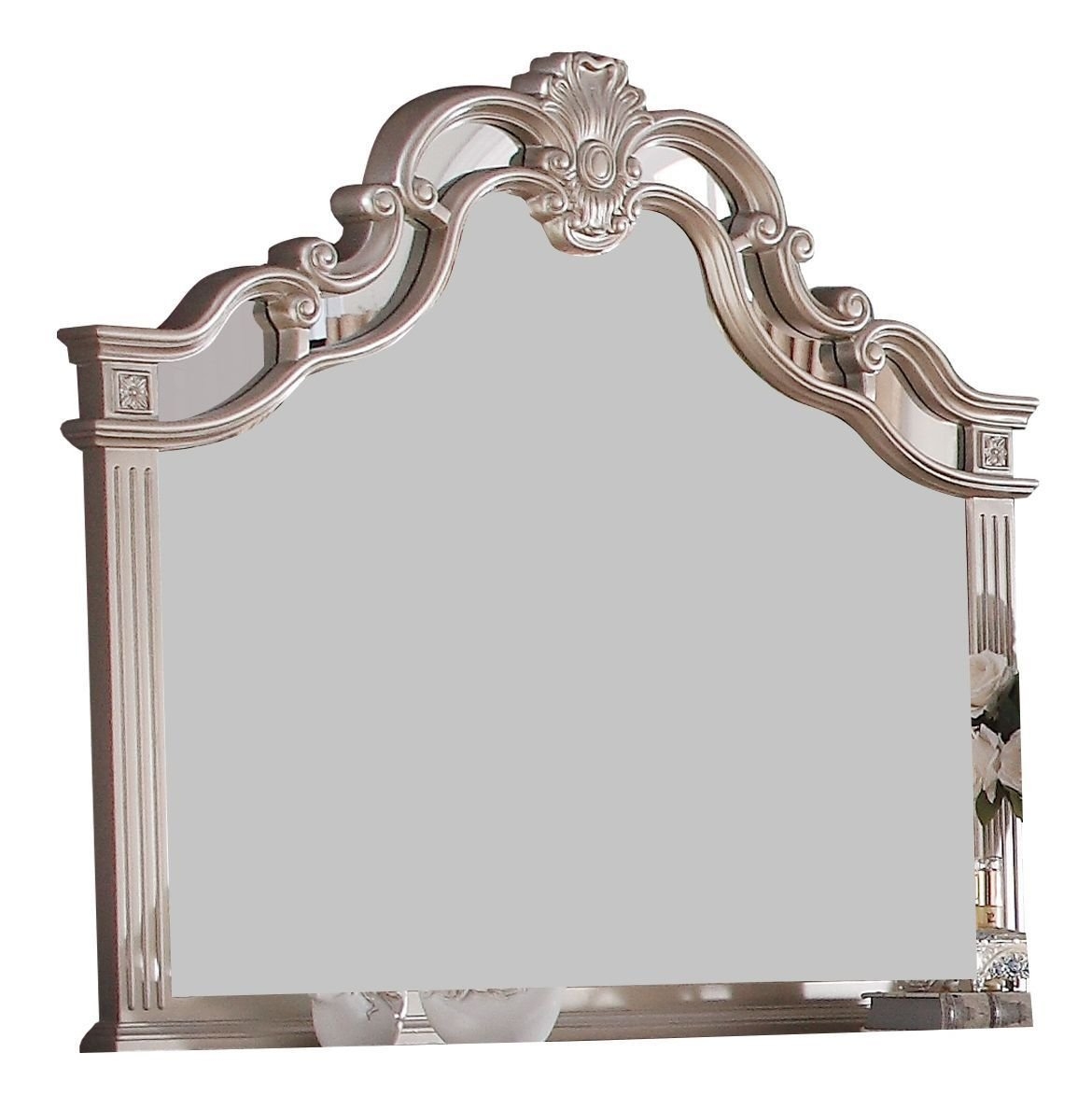 Sonia Wood Veneer Mirror