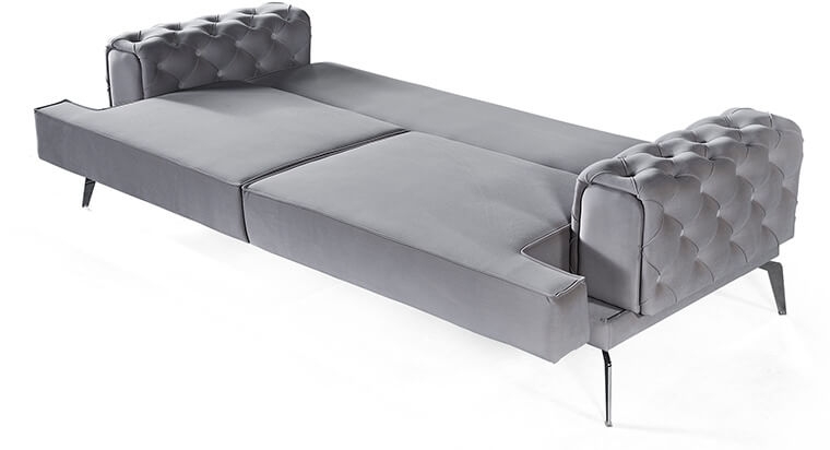 Tetra Tufted Velvet Sofabed