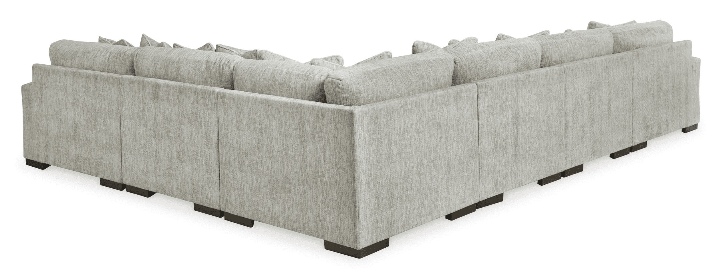 Regent Park 6-Piece Polyester L-Shaped Sectional Sofa