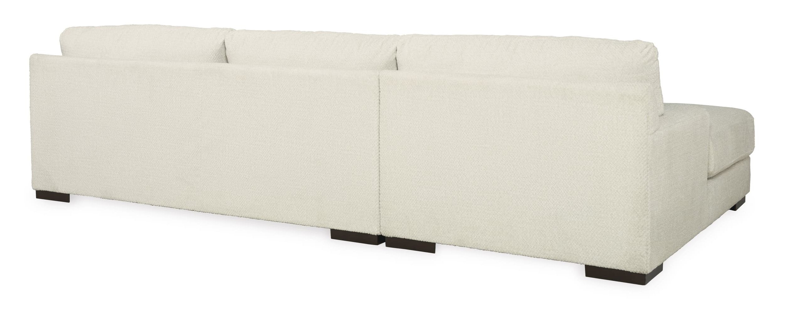 Zada 2-Piece Polyester L-Shaped Sectional Sofa w/Left Arm Chaise Facing
