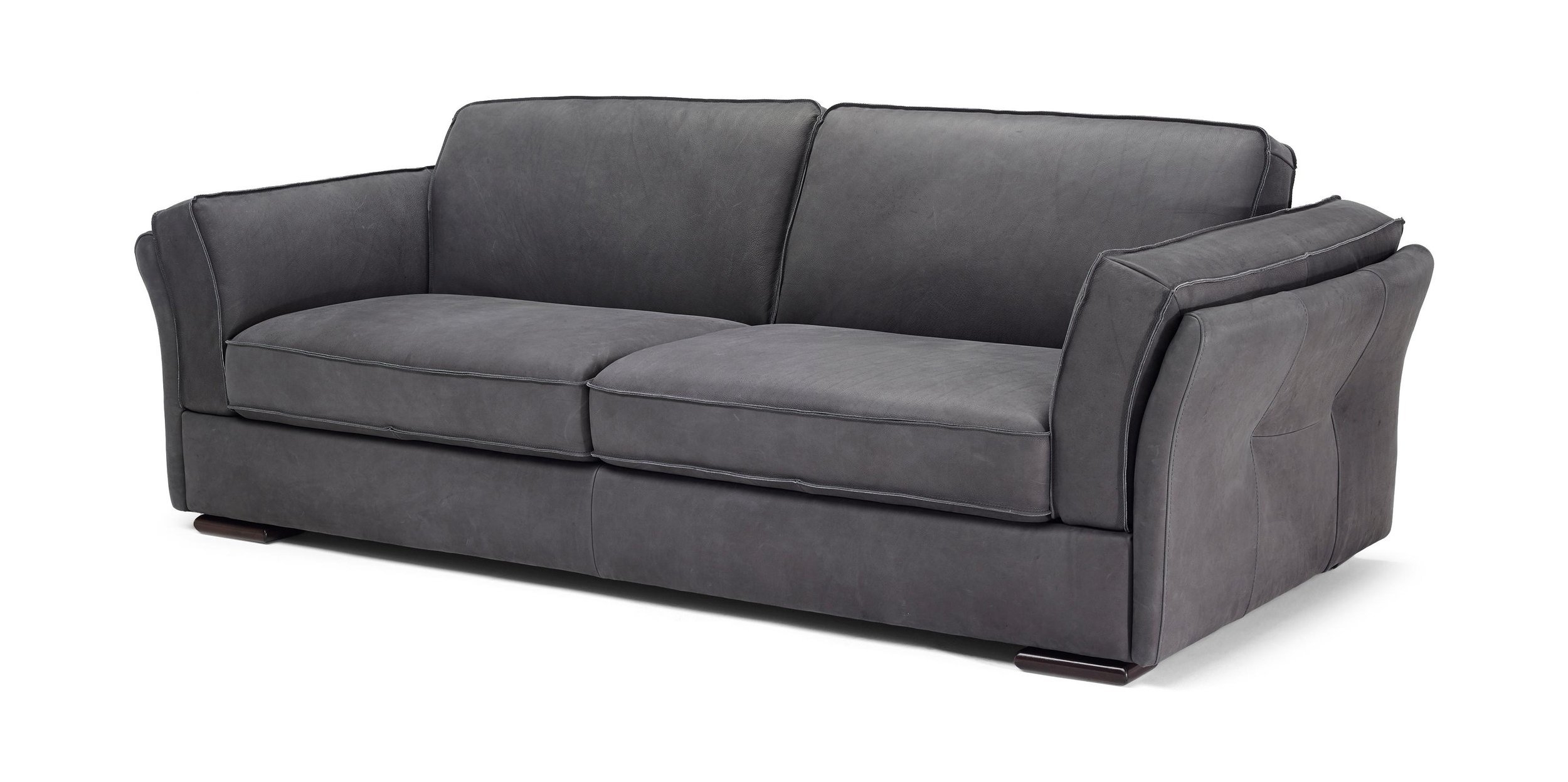 Silvano Fabric/Leather Sofa