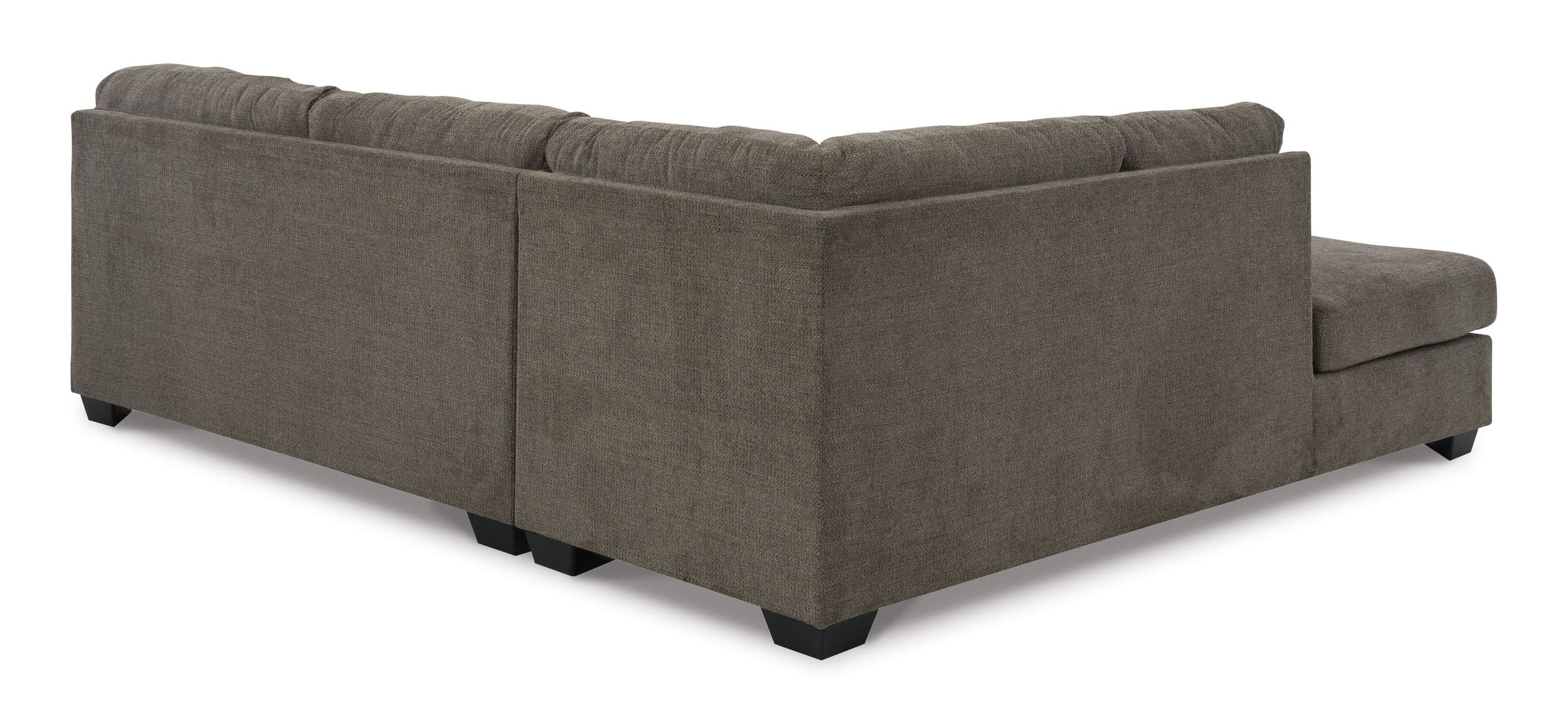 Mahoney 2-Piece Polyester L-Shaped Sectional Sleeper w/Left Arm Chaise Facing