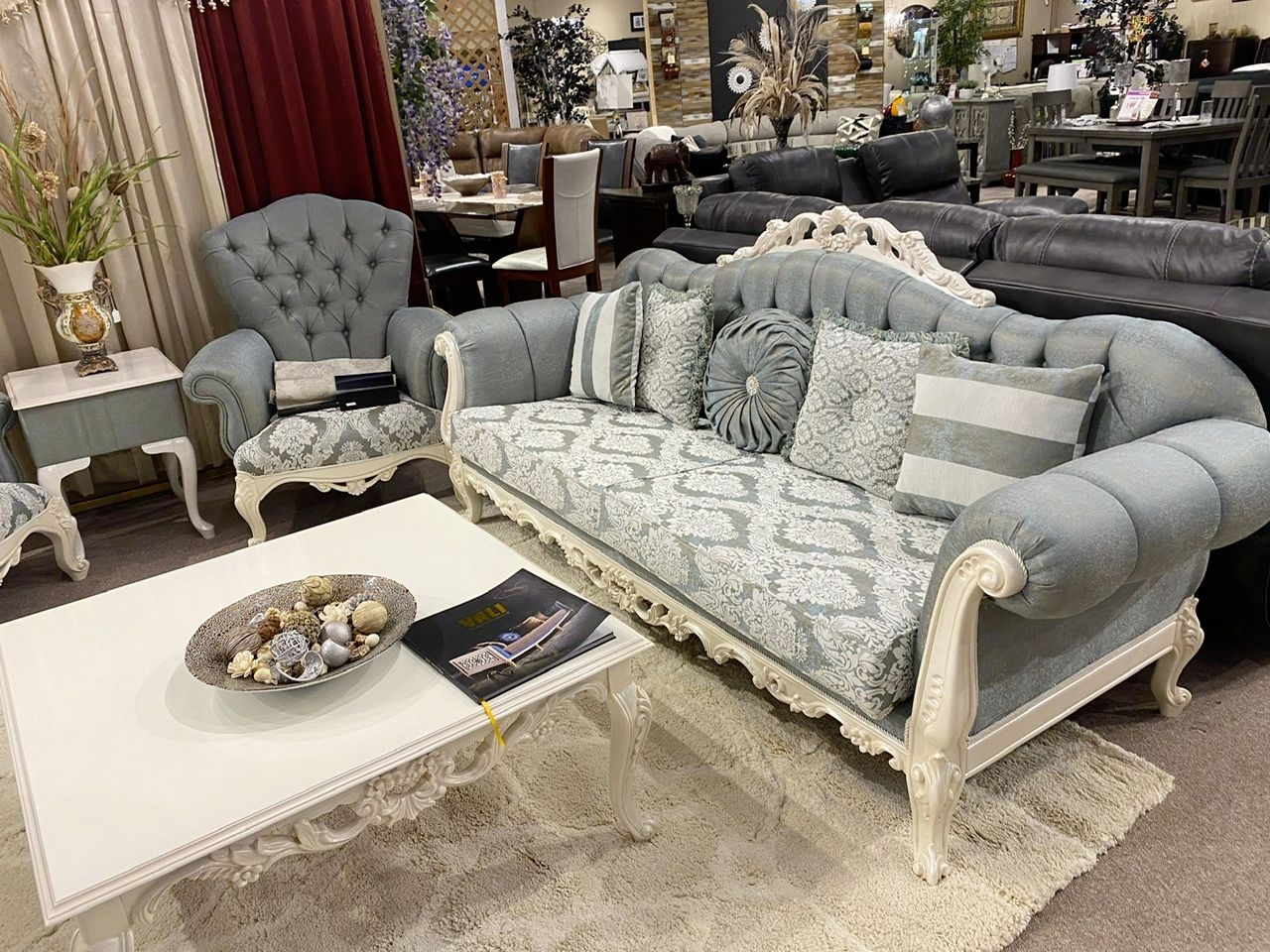 Rodos Fabric Living Room Set