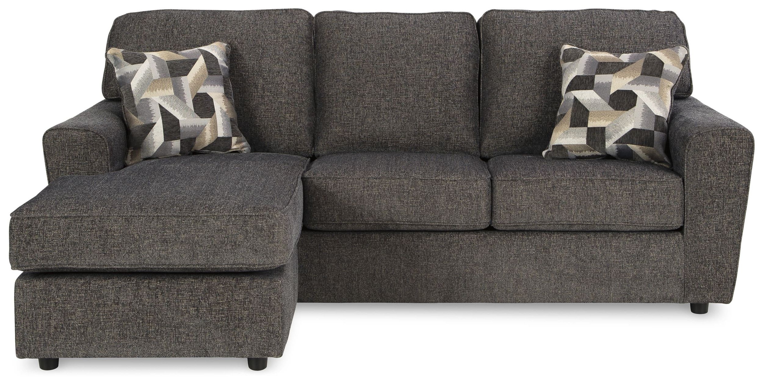 Cascilla Polyester L-Shaped Sectional Sofa w/Left Arm Chaise Facing