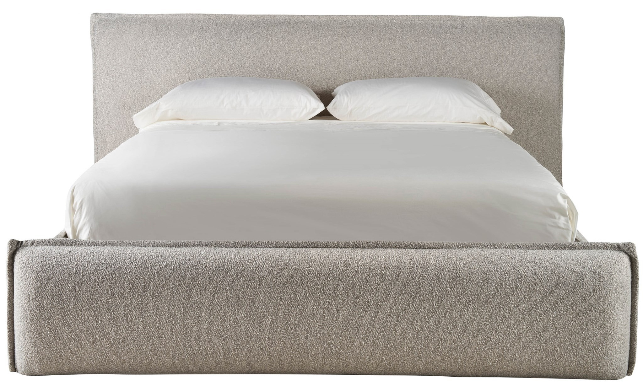Lux Fabric Platform Bed, King Size