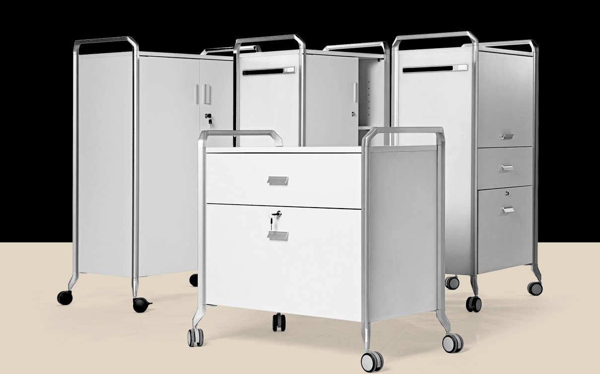 On Time 22 Mobile Storage Cabinet w/Castors