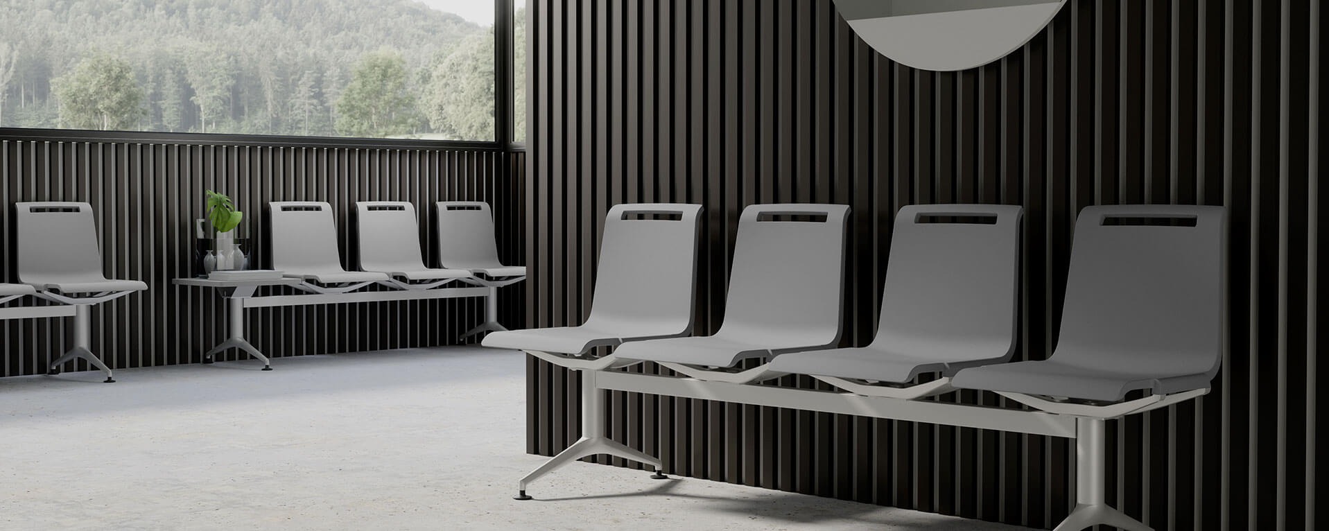 Mit Polypropylene Beam Seating Bench 