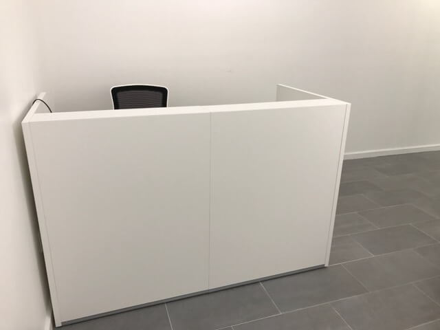 MDD Tera 65 & Straight Small Reception Desk