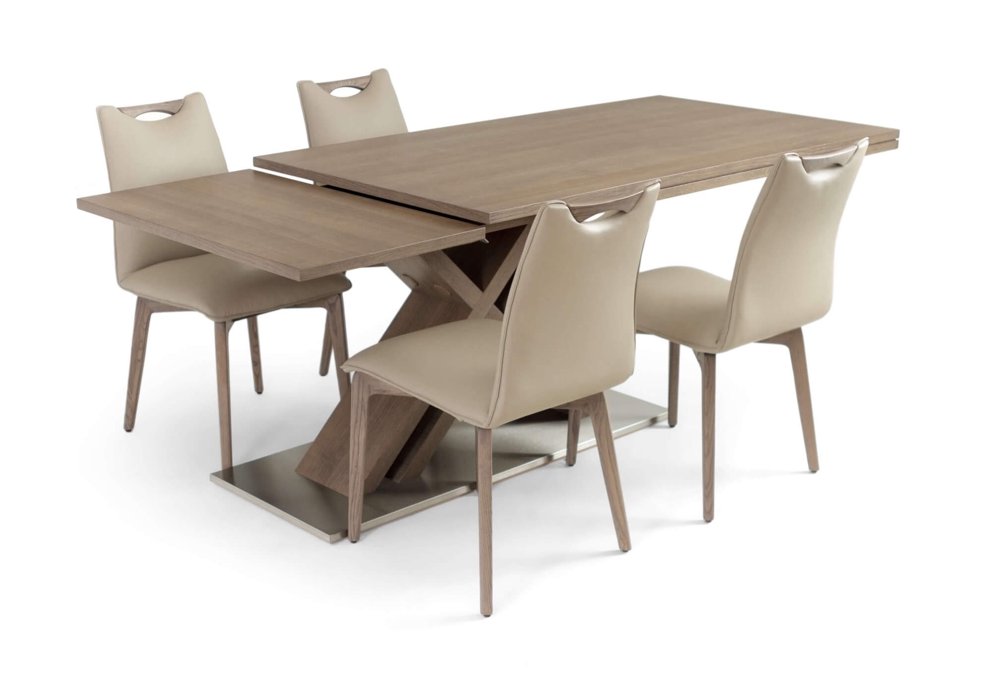 Alster Extendable Dining Set w/Ritz Chair