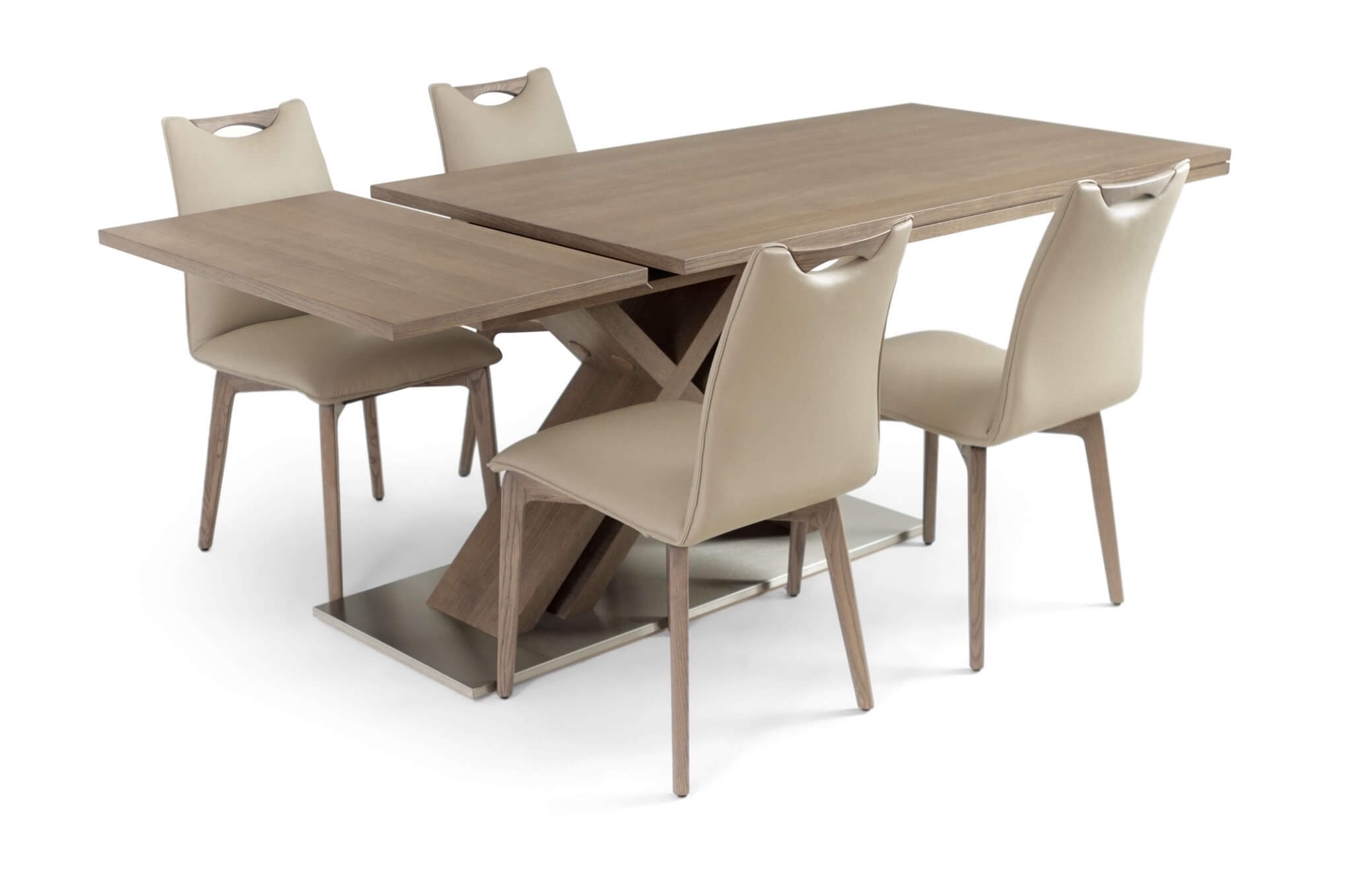 Alster Extendable Dining Set w/Ritz Chair