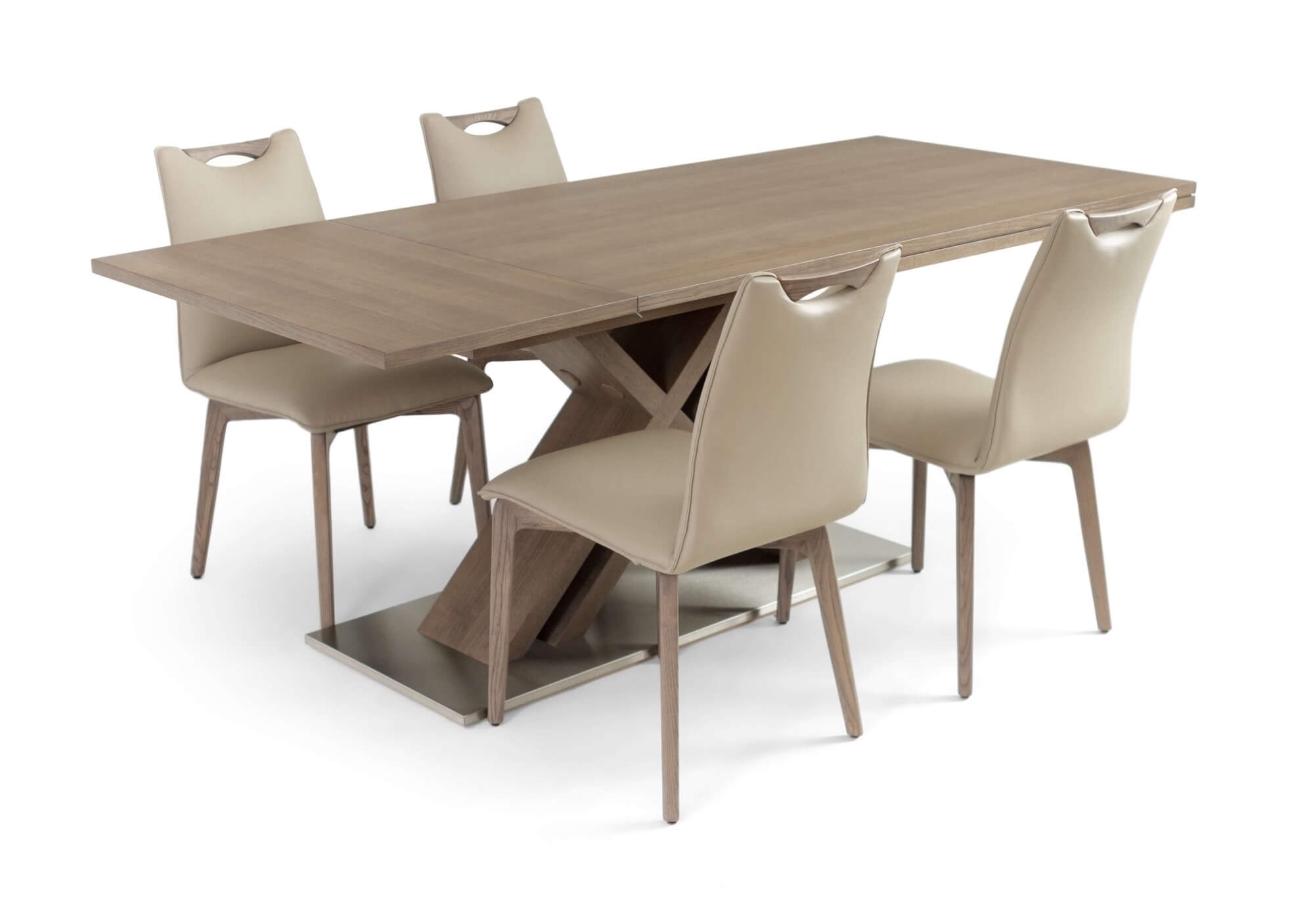 Alster Extendable Dining Set w/Ritz Chair