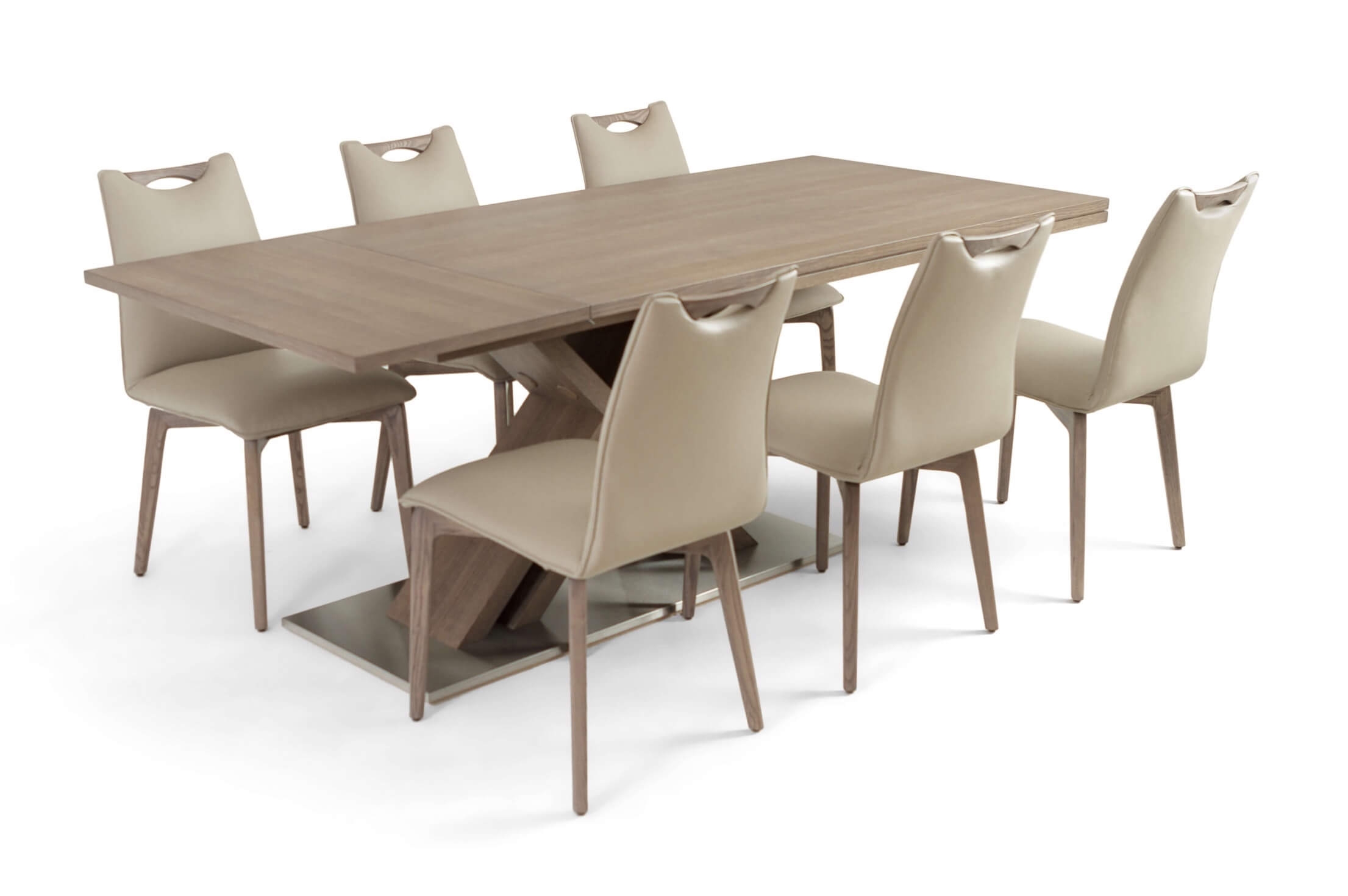 Alster Extendable Dining Set w/Ritz Chair
